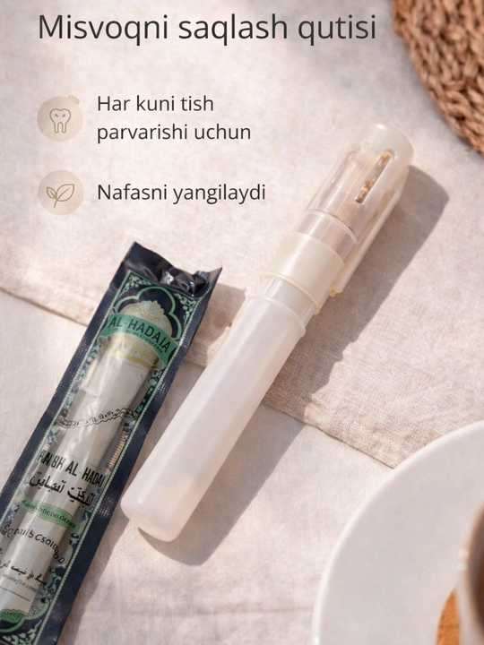 Misvoq og‘iz bo'shlig'i parvarishi uchun tabiiy Misvak