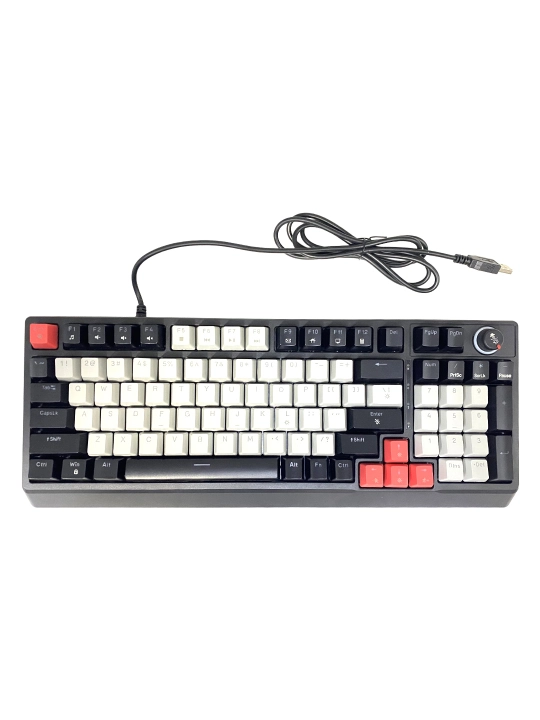 RGB klaviatura: mexanik T50, 98 tugmalar, simli K68, simsiz R908 to‘plami