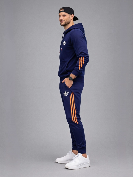 Erkaklar sport kostyumi, ikki qismli, S-3XL o'lchamlari