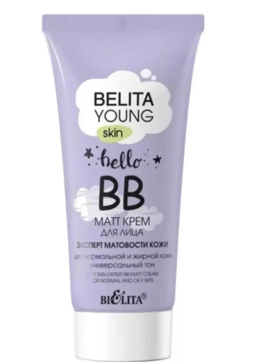 Yuz uchun kremi ВВ-matt Belita Young Skin, 30 ml