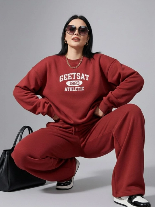 Ayollar oversize sport kostyumi, futbolka va shim S–5XL — ELLY FASHION