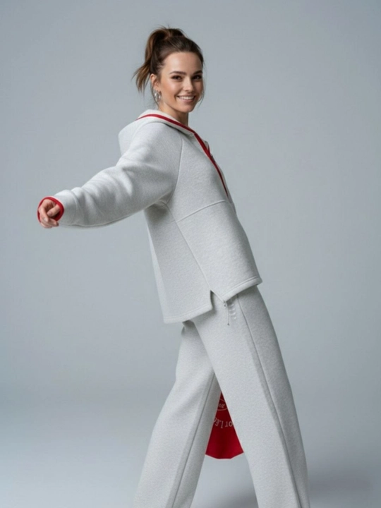 Ayollar sport kostyumi, futbolka va shim M–4XL — ELLY FASHION
