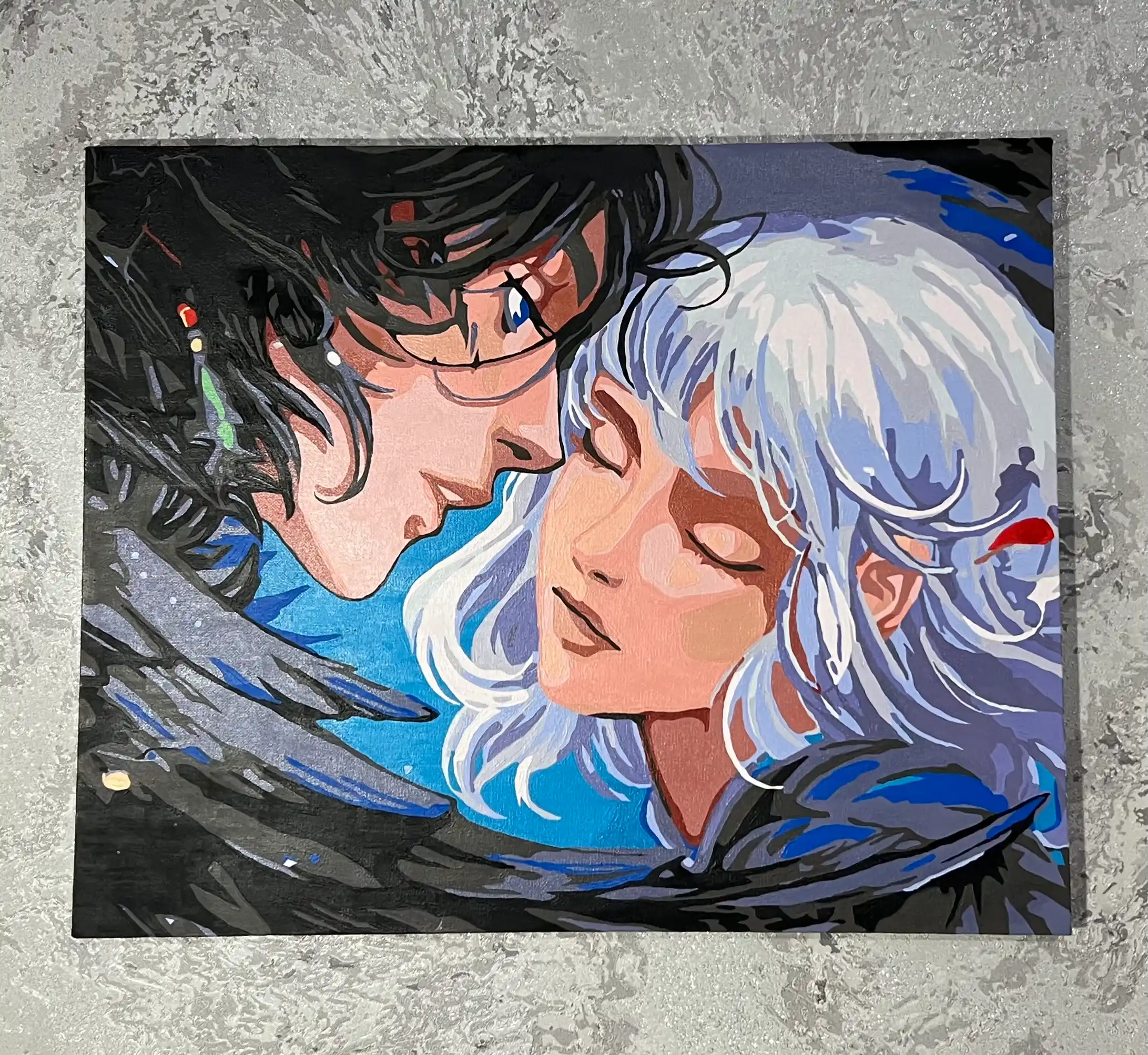 Raqamlar bo'yicha rasm chizish ARTERY "Anime" 40×50 sm, bo'yoqli holst, bo'yama to'plami