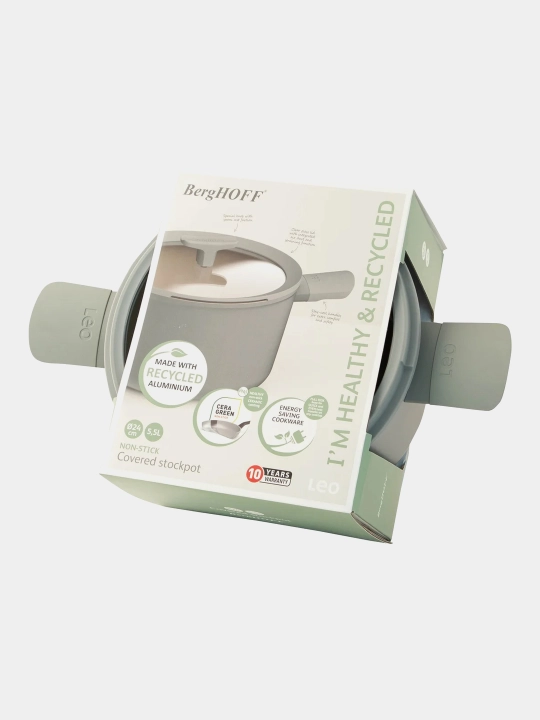 BergHOFF - кастрюля с антипригарным покрытием Leo Balance Moonmist, 5,5 л