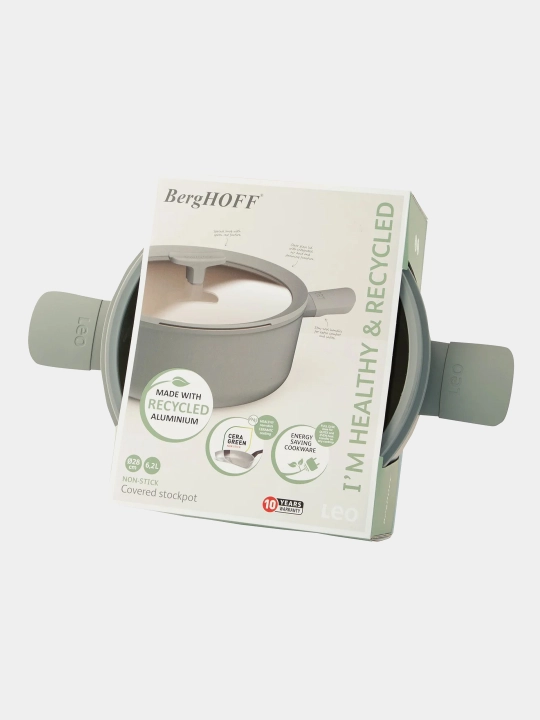 BergHOFF - кастрюля с антипригарным покрытием Leo Balance Moonmist 6,2 л