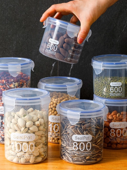 Uy va oshxona uchun qulay va sifatli SealPot plastik organayzer
