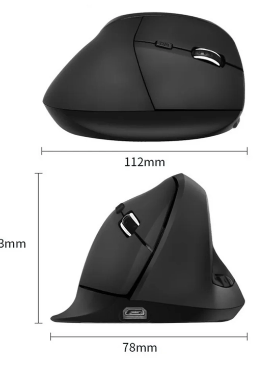 Vertikal simsiz sichqoncha, Type-C, ergonomiklik, qulaylik va sifat uyg‘unligi - 