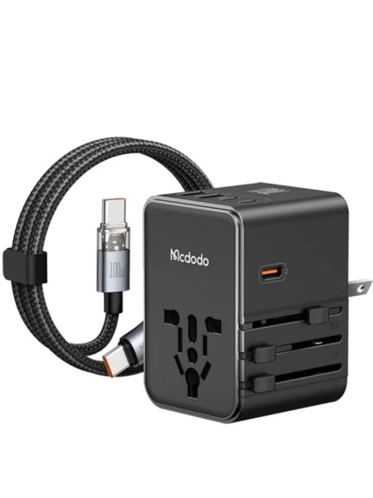 McDodo universal quvvat adapteri, 45 Vt, Type-S kabeli, tezkor quvvatlash moslamasi - 
