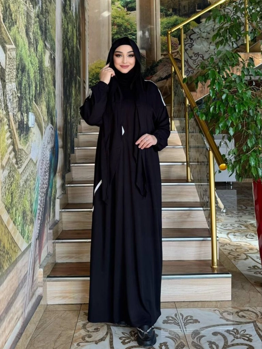 Musulmon  ayollar kiyimlar  abayalar— paxtadan, namoz uchun abaya