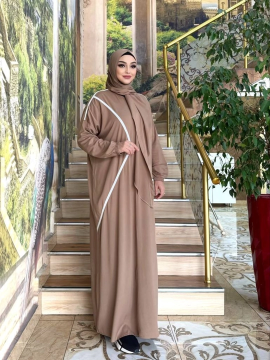 Musulmon  ayollar kiyimlar  abayalar— paxtadan, namoz uchun abaya