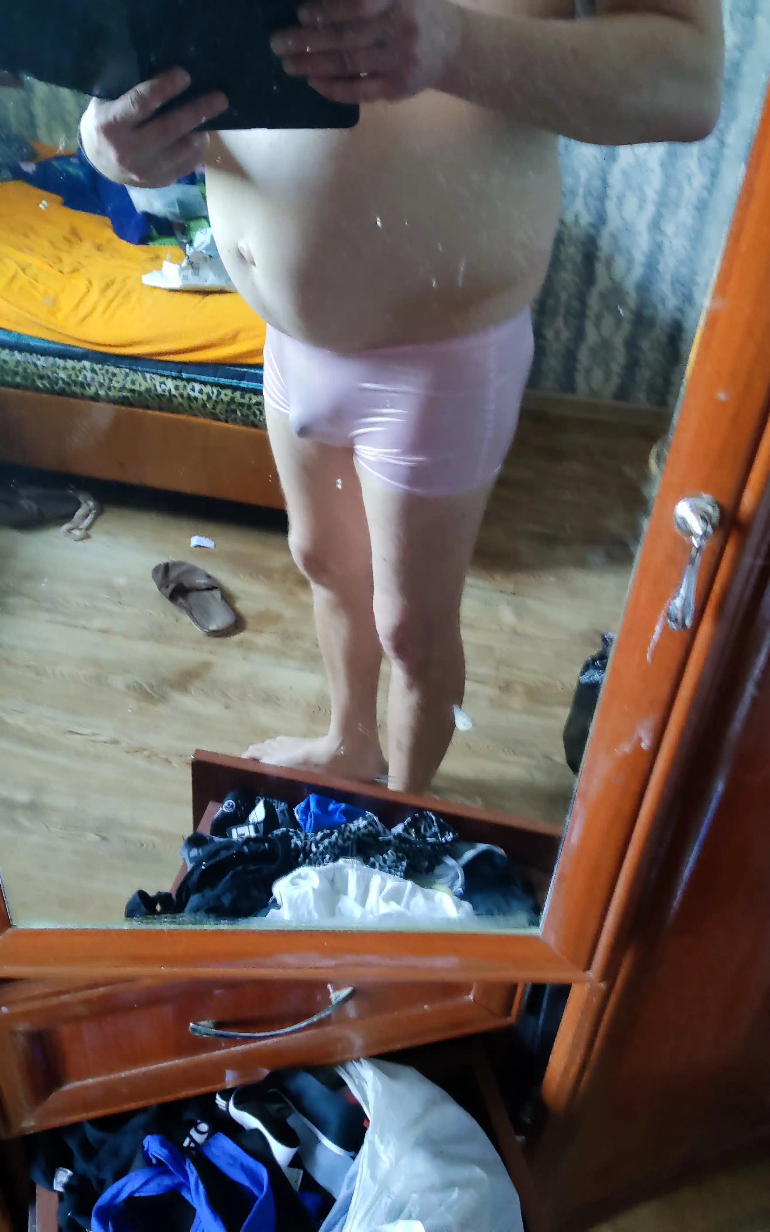 ALLMIX erkaklar bokschi shortilari, shaffof, Ultra yupqa, nafas oladigan, choksiz, 5 ta rang