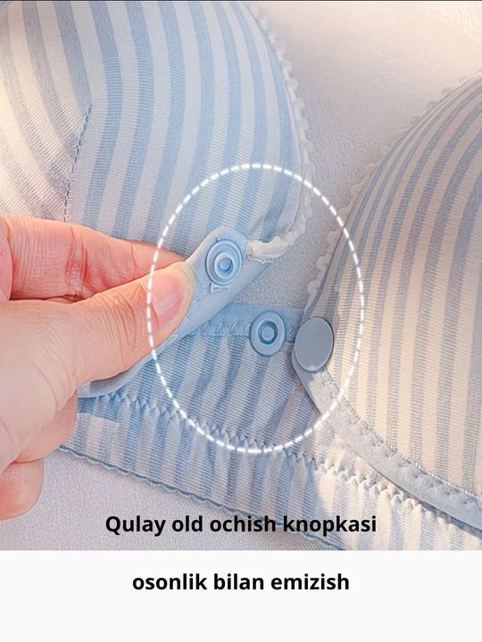 Byustgalter, emizikli onalar uchun simsiz byustgalter, ochiladigan chashkali, 36/80-42/95