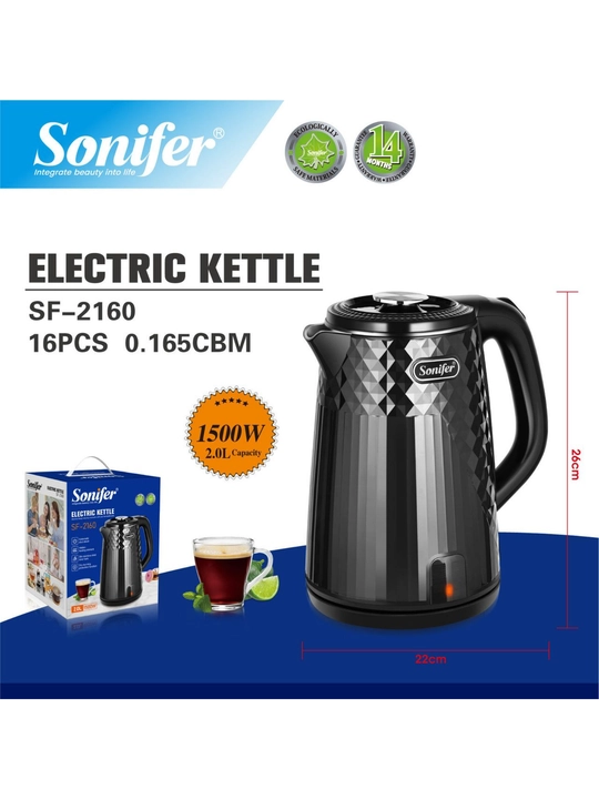 Elektr choynak Sonifer SF-2160, zanglamas po‘lat, harorat nazorati