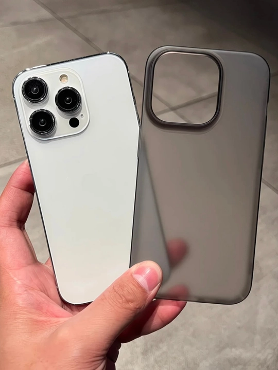 Матовый прозрачный чехол на iPhone X, 11, 12, 13, 14, 15, 16, 17 Pro, Pro Max - 