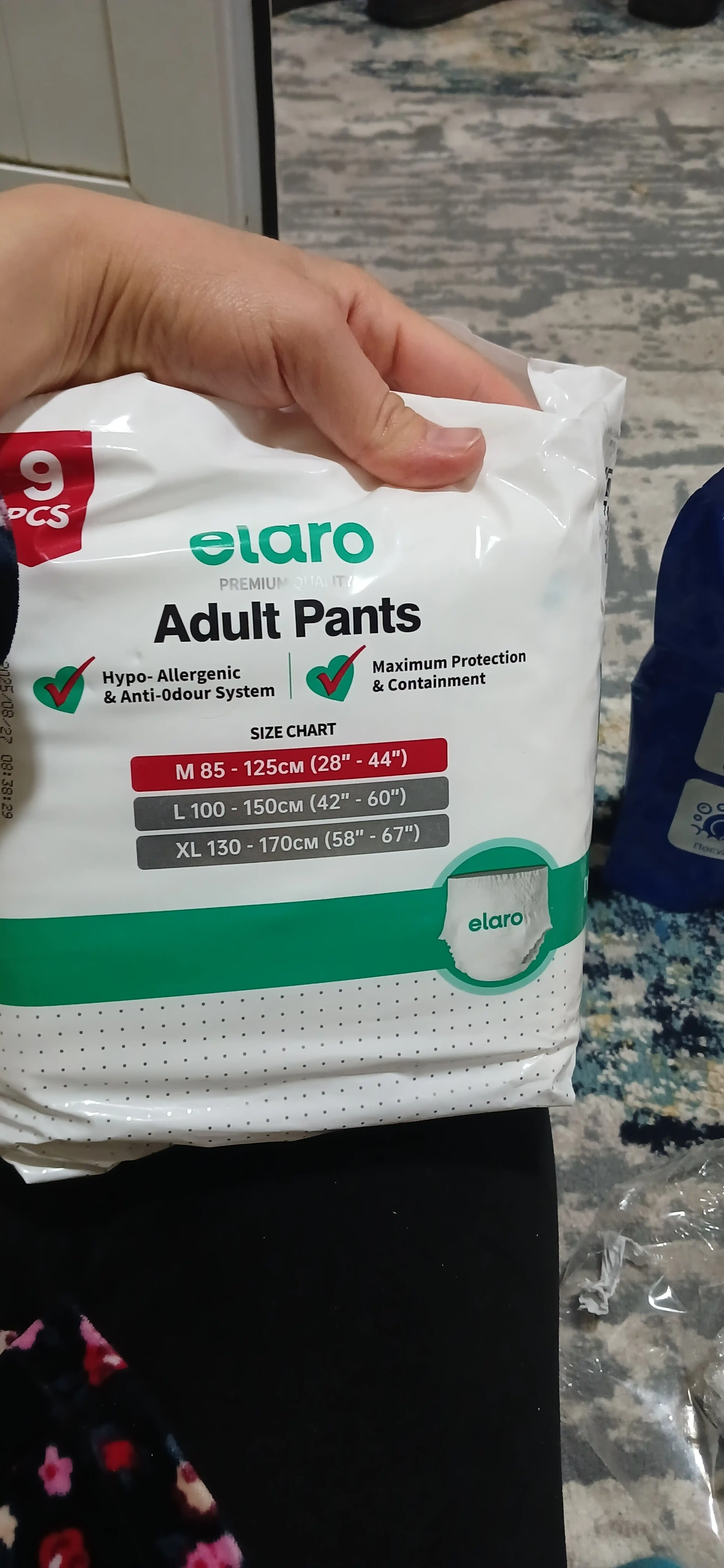 Elaro Adult Pants трусики-подгузники для взрослых, 8 шт, M - L - XL