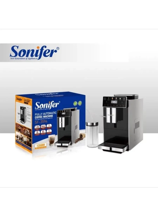 Кофемашина Sonifer SF-3594, автомат, 1350 Вт, 19 бар, 1.2 л  