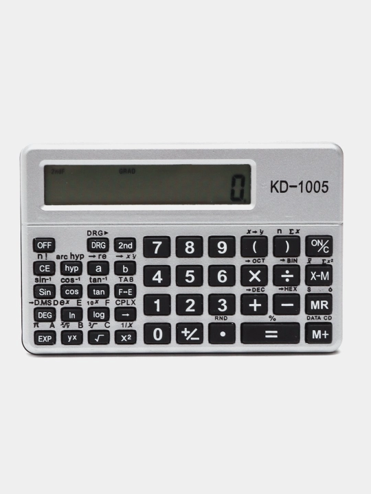 Cho'ntak kalkulyatori KD-1005, quti bilan, abituriyentlar uchun
