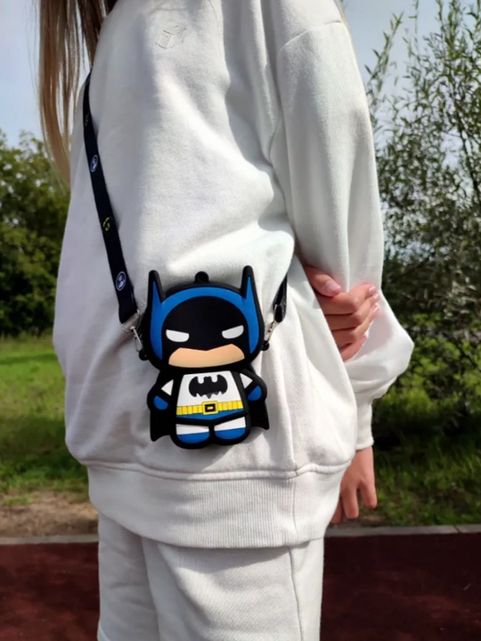 Bolalar uchun silikon sumka, Spiderman, Batman