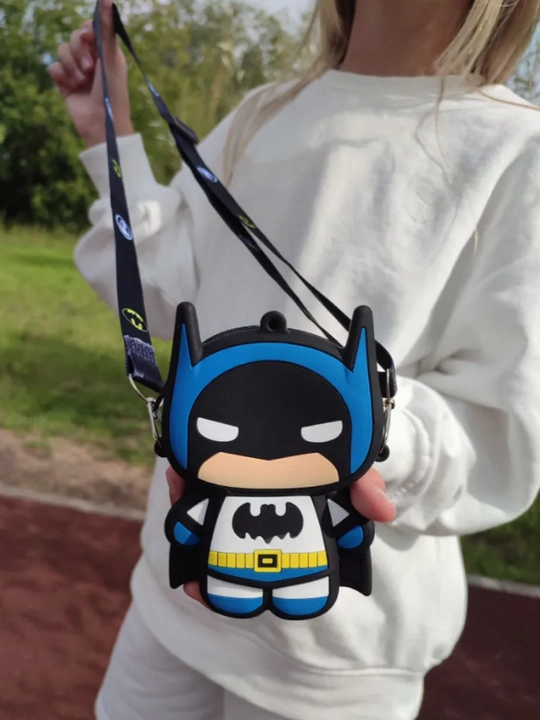 Bolalar uchun silikon sumka, Spiderman, Batman
