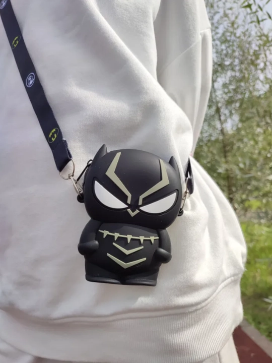 Bolalar uchun silikon sumka, Spiderman, Batman