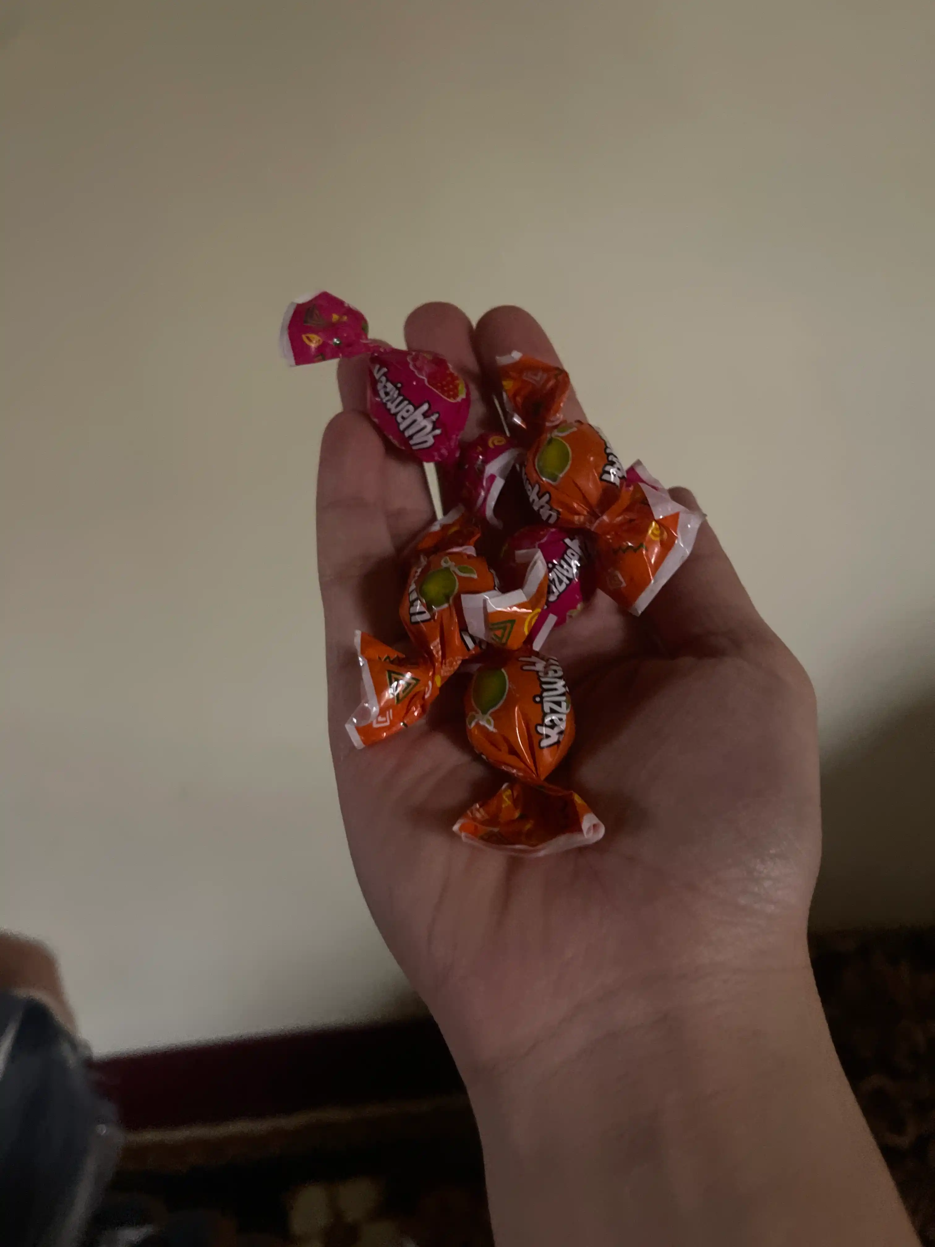 Фруктовая карамель с начинкой, Иран, Nutty candy, 1 кг