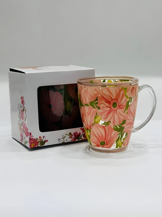 Shisha krujka, 300 ml, issiqqa chidamli, ergonomik tutqichli, choy va qahva uchun