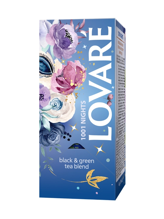 Пакетированный чай в индивидуальных конвертиках Lovare, 24 шт
