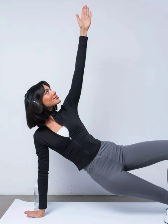 Ayollar sport longslivlari, FIT brendi, yopishqoq rashgard, skims