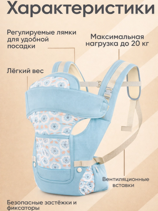 Эргорюкзак для новорожденных