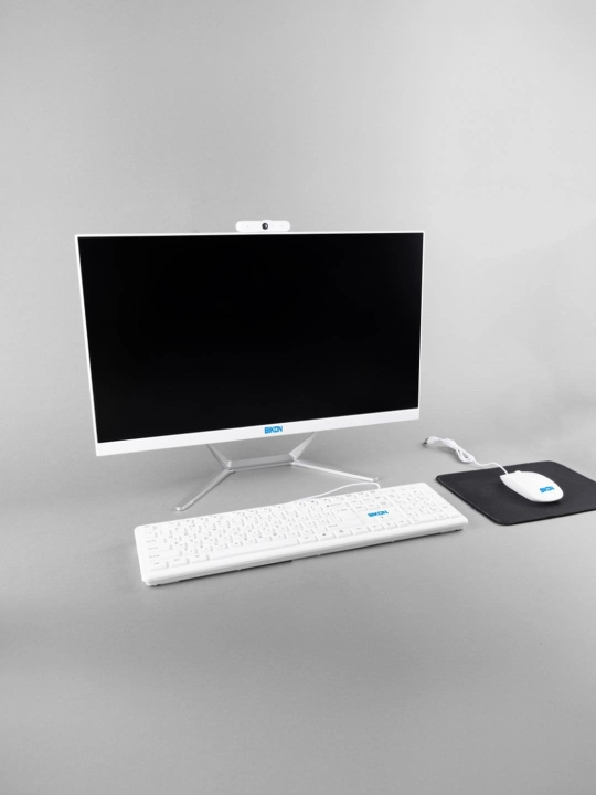 Monoblok BIKON 24" ekran, oq, Intel Core i7, SSD 128, 256, 512, 1000 GB, DDR3 8 GB