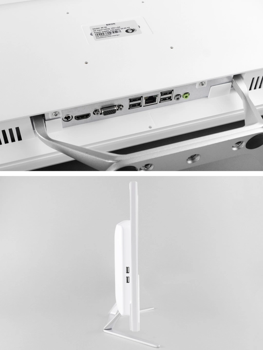 Monoblok BIKON 24" ekran, oq, Intel Core i7, SSD 128, 256, 512, 1000 GB, DDR3 8 GB