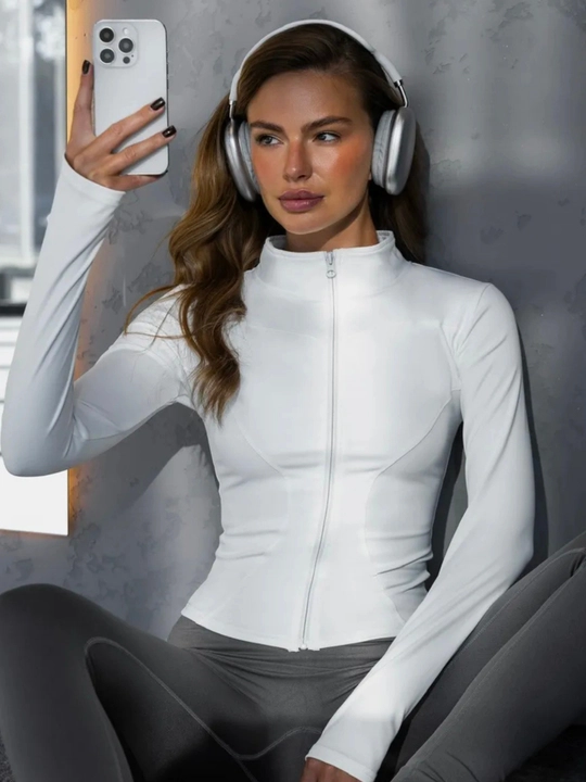 Ayollar sport longslivlari, FIT brendi, yopishqoq rashgard, skims