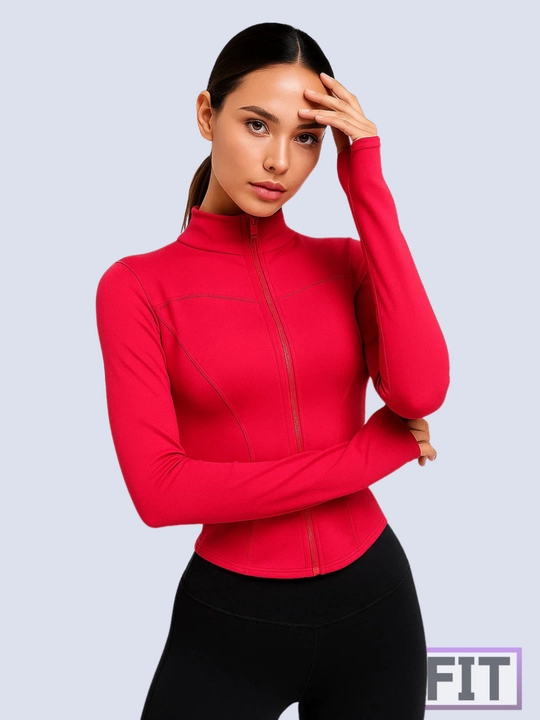 Ayollar sport longslivlari, FIT brendi, yopishqoq rashgard, skims