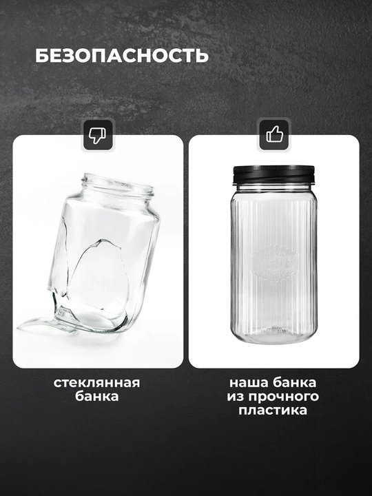 Банки, контейнеры для хранения сыпучих продуктов, круп, набор банок