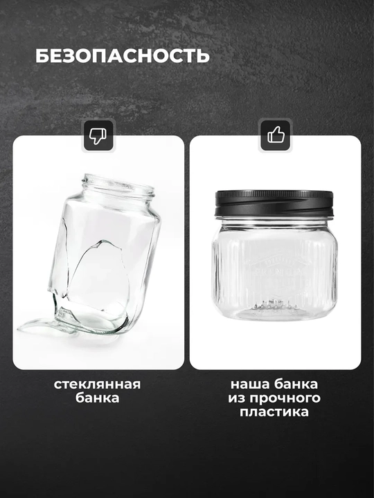 Банки, контейнеры для хранения сыпучих продуктов, круп, набор банок