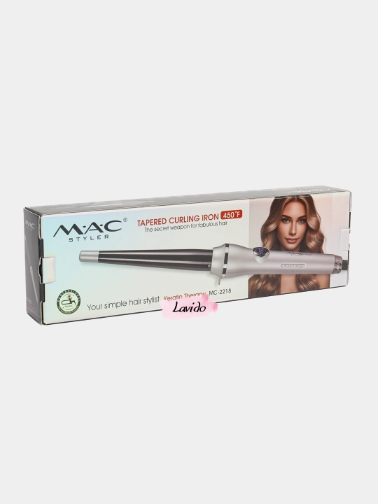 Professional konusli dazmol MAC Stayler МС-3327 LCD displeyli, keramik plastinali