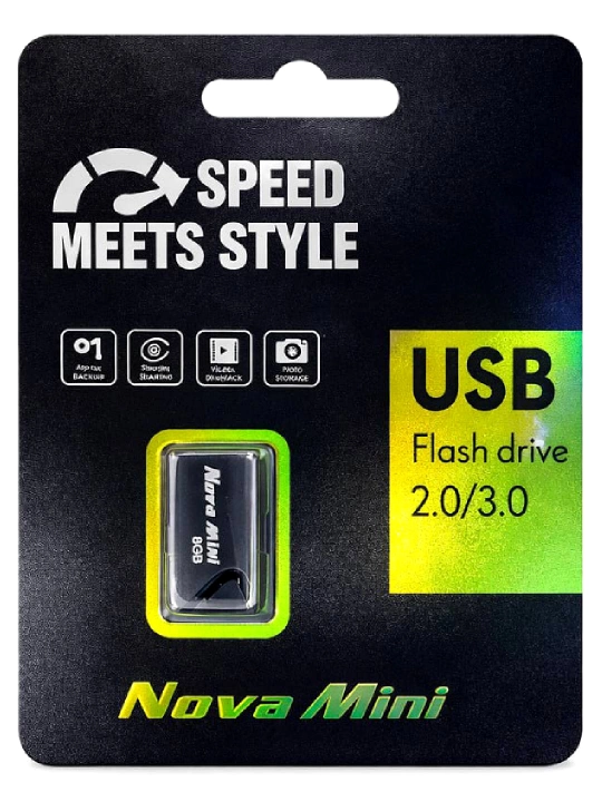 Флешка USB NOVA mini 2гб, 4гб, 8гб, 16гб, 32гб, 64гб