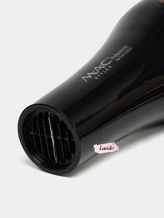 Профессиональный фен для волос MAC styler MC-6641, для сушки и укладки с ионизацией, 2400W
