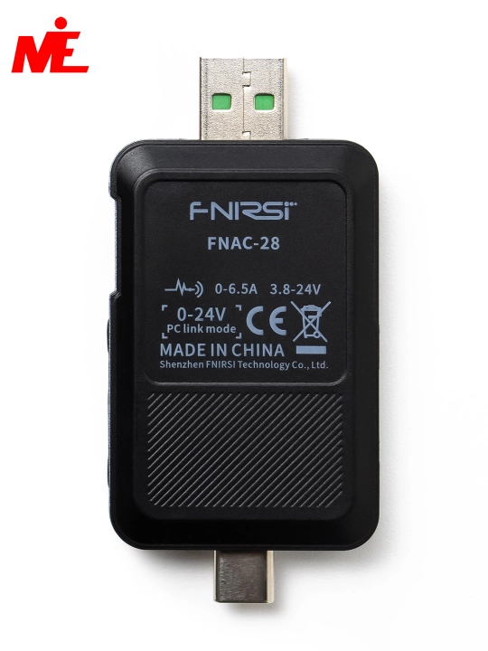 FNIRSI FNAC-28 USB / Type-C тестер 2-в-1 (вольтметр, амперметр, ваттметр)