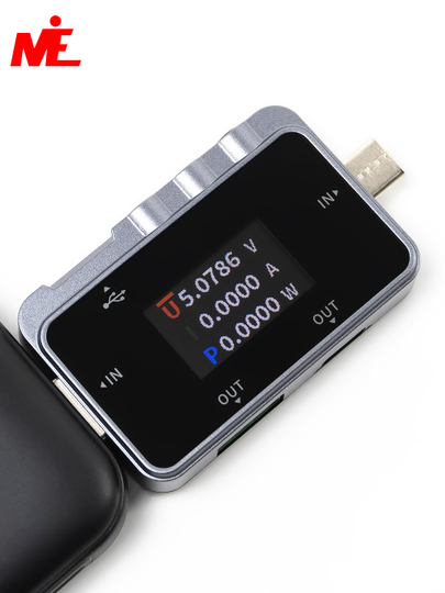 FNIRSI FNAC-28 USB / Type-C тестер 2-в-1 (вольтметр, амперметр, ваттметр) - 