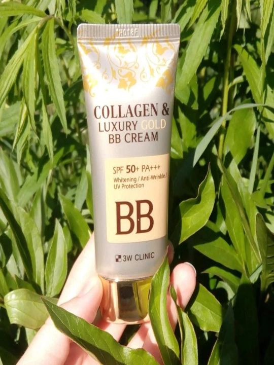 BB-крем с коллагеном и роскошным золотом, SPF 50+, 50 мл, 3W CLINIK