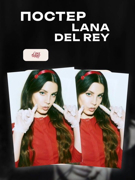 Плакаты постеры с изображением Lana Del Rey - A4 формат - 