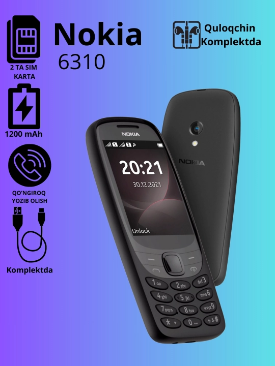 Tugmali telefon Nokia 6310