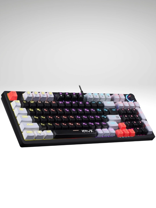 Механическая игровая клавиатура Defender Hawk GK-418 DL, RGB, Blue Switches