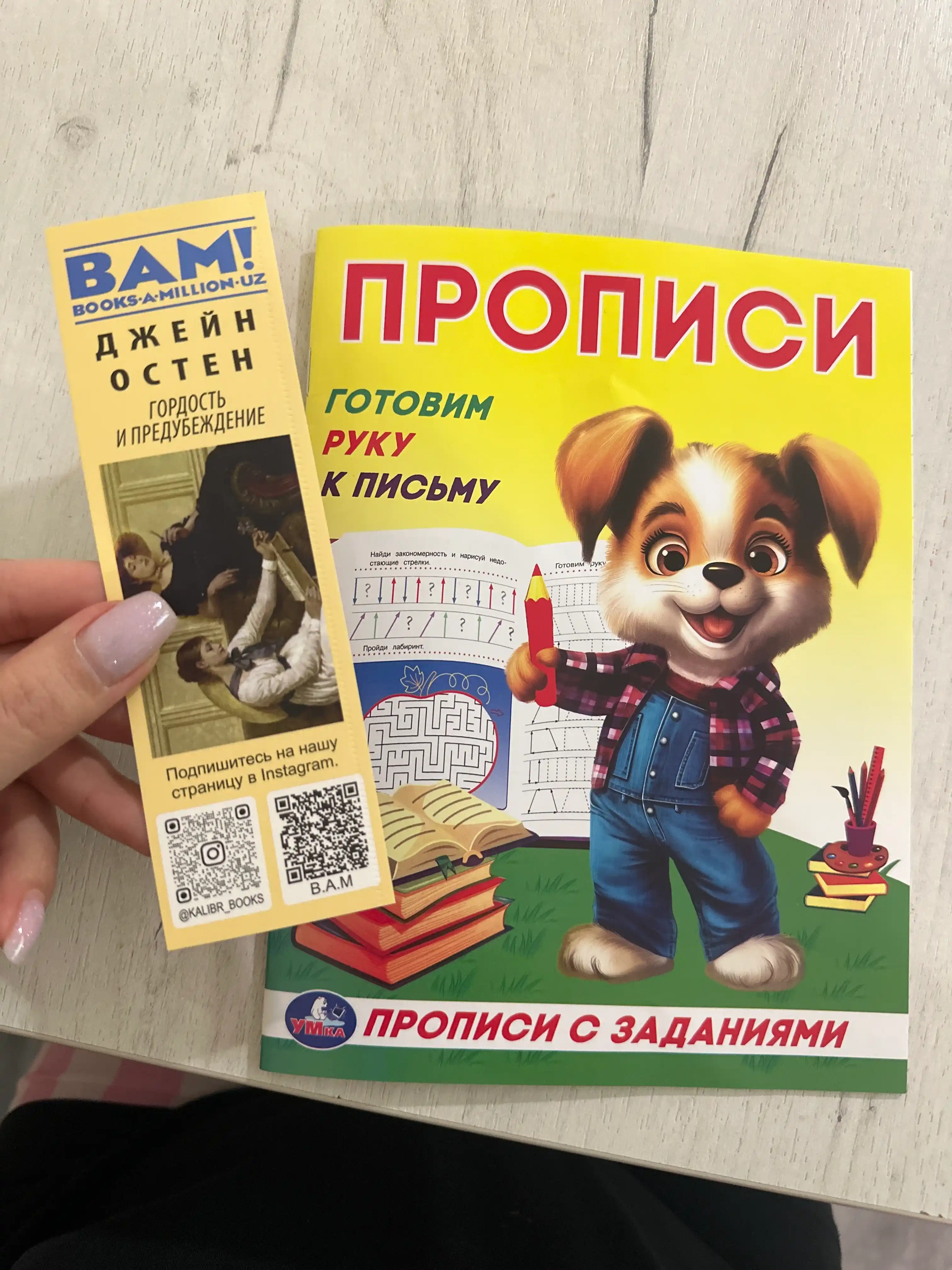 Прописи с заданиями. Учимся писать