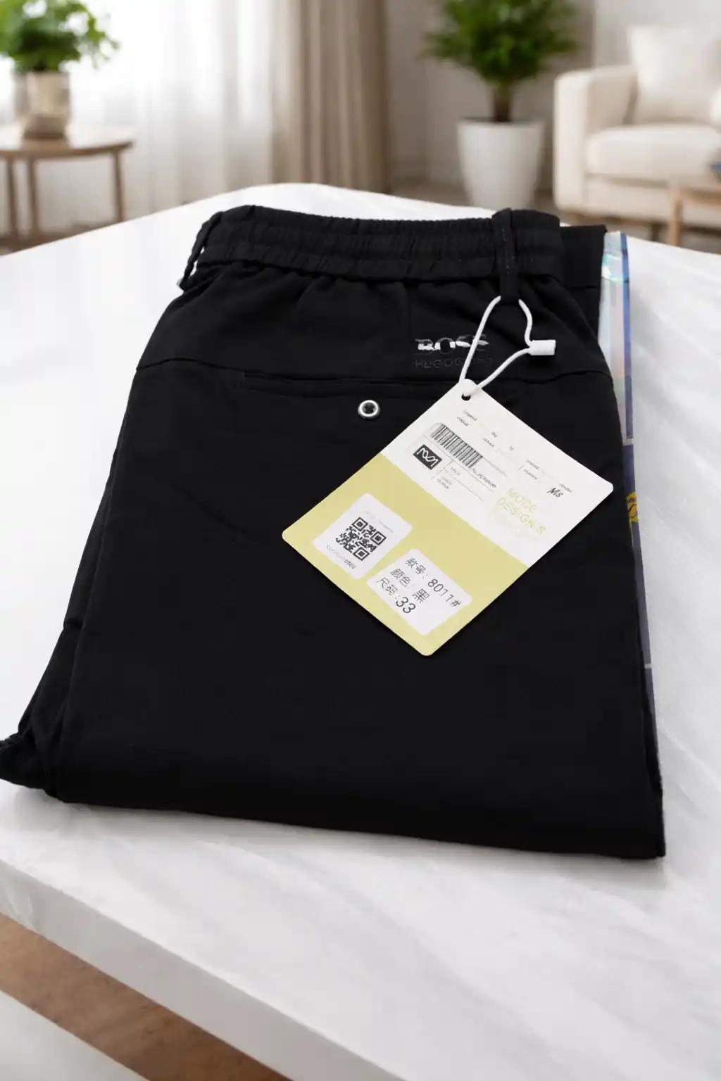 Мужские брюки, эластичный пояс, на 1 размер больше, 100% хлопок, корейский стиль.