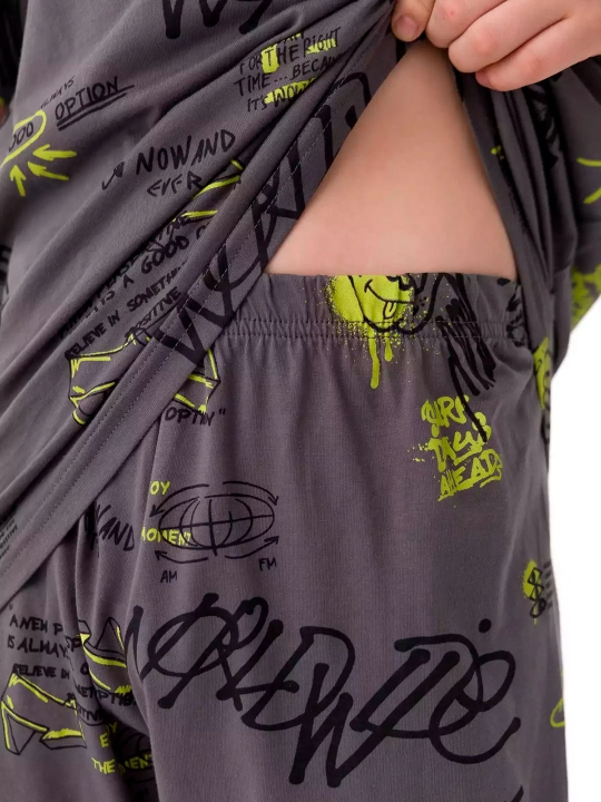 O`g`il bolalar uchun pijama, paxta NEO