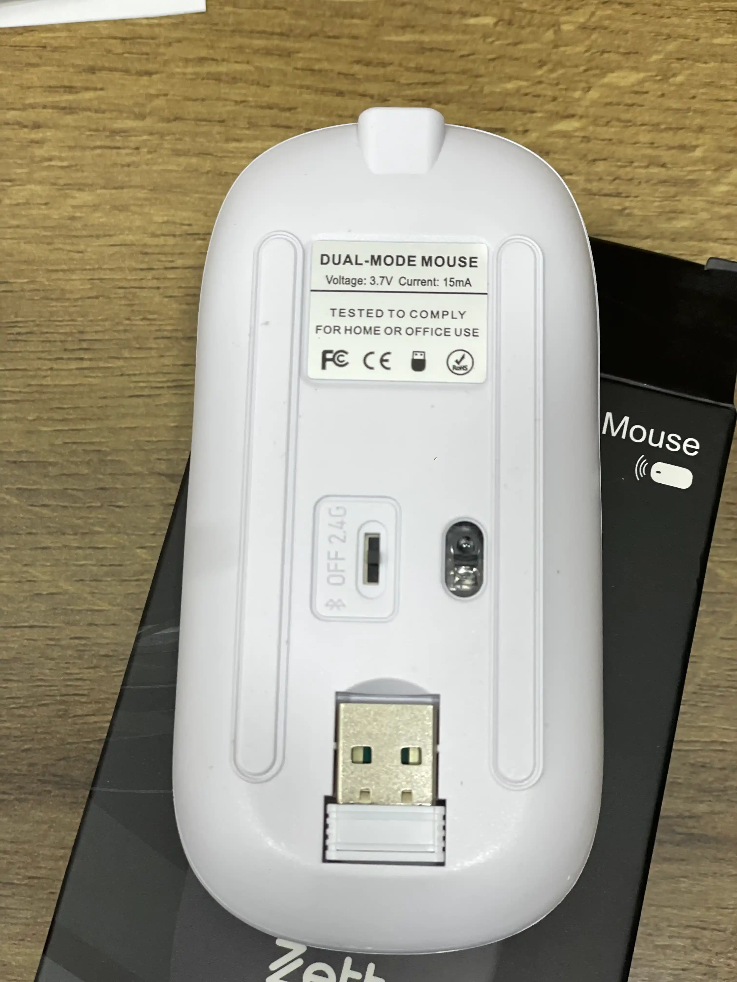 Simsiz kompyuter sichqonchasi, Bluetooth va USB-C bilan