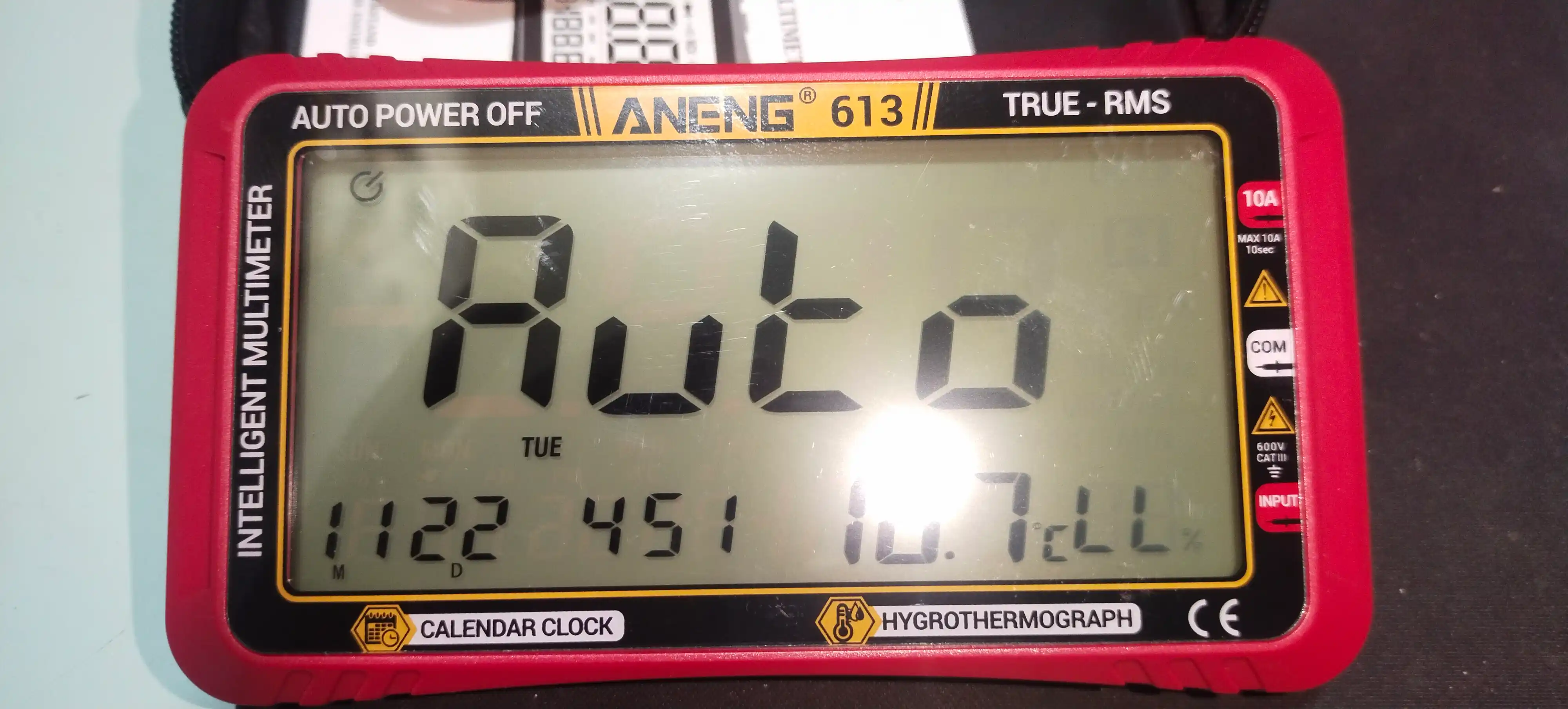 ANENG 613 Multimetr Tester Voltmetr AC/DC, temperatura, namlik