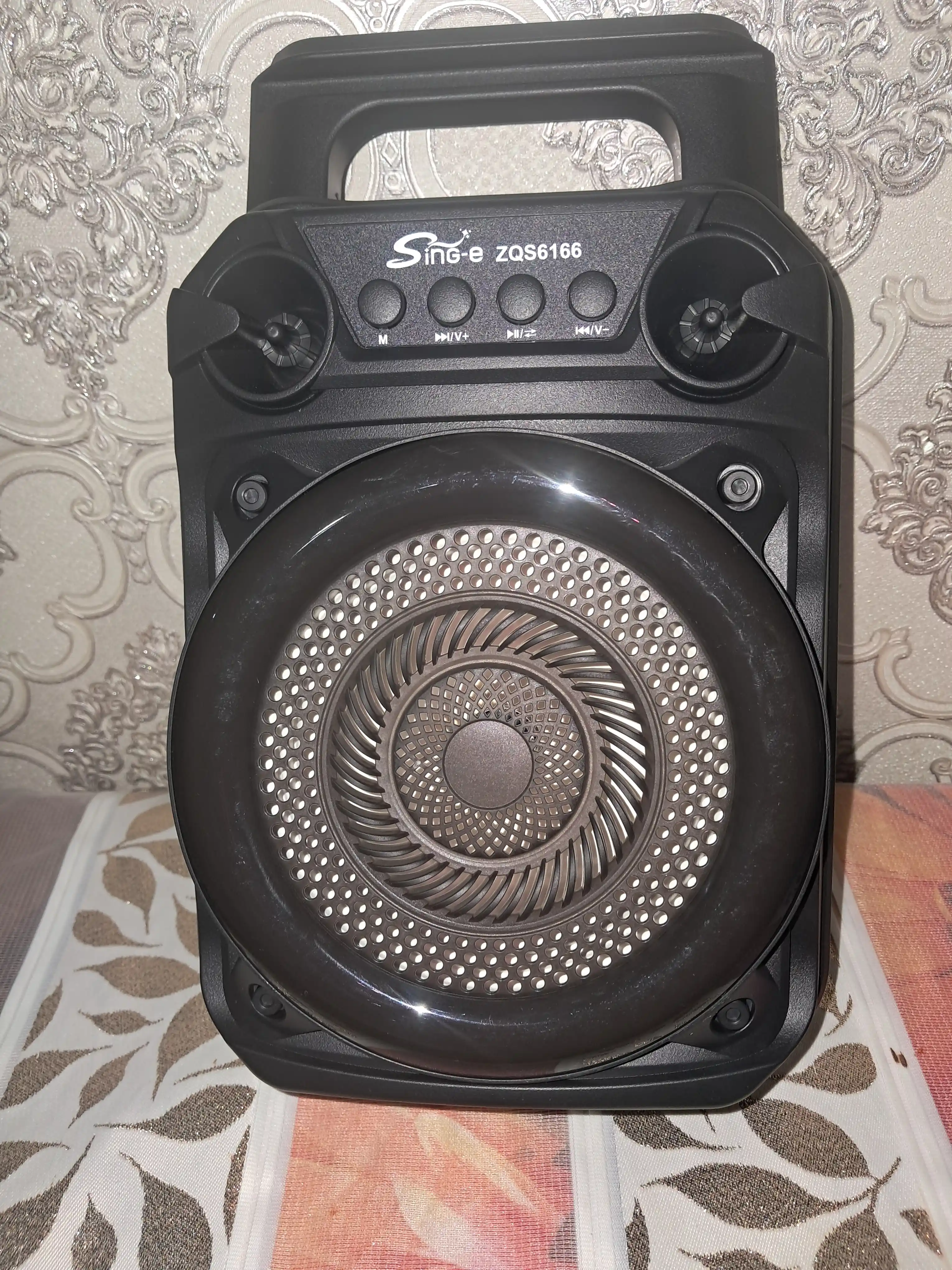 Караоке-колонка Bluetooth ZQS 6166, 14100 + микрофон